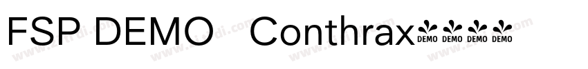 FSP DEMO   Conthrax字体转换
